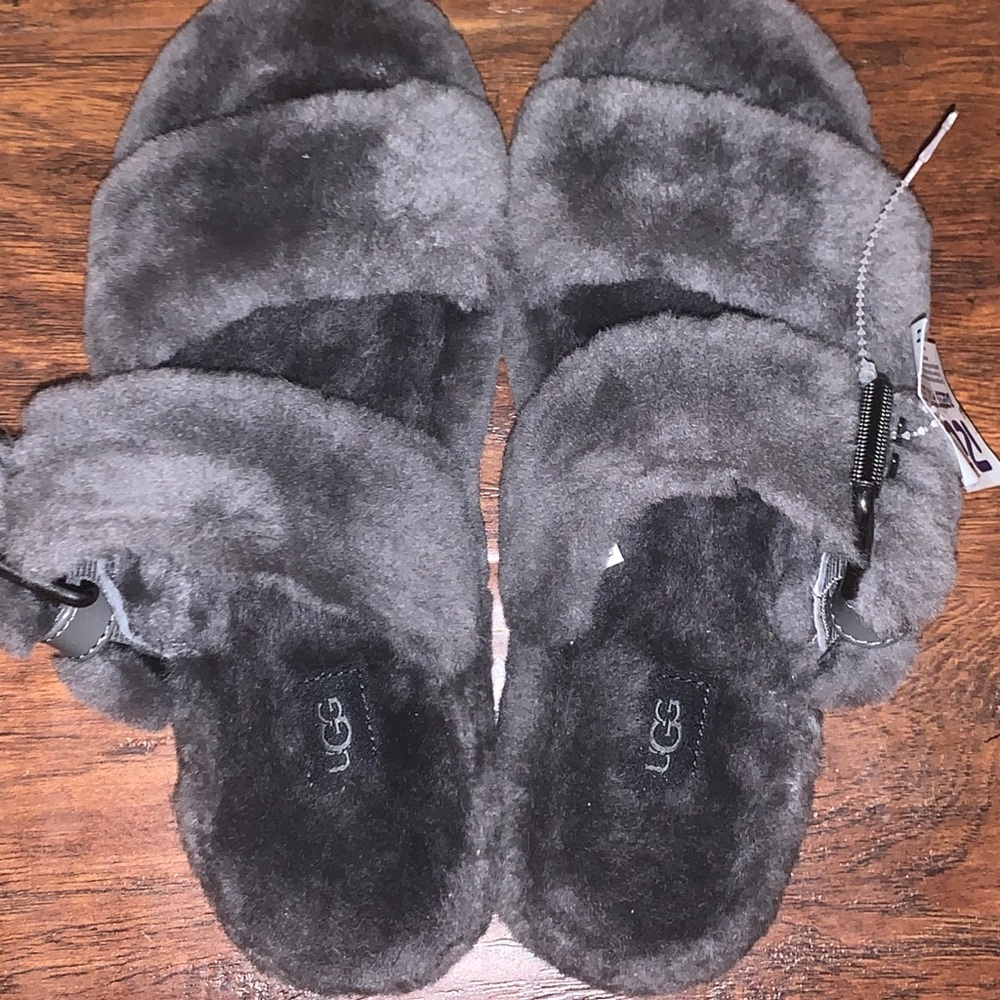 Fluffy Ugg Sandals